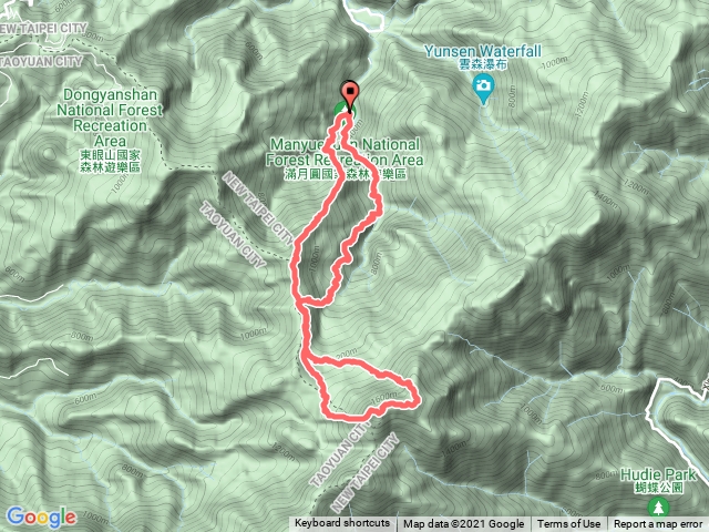 20211030-滿月圓-北插天山-第27刷+多崖山8字型逆走