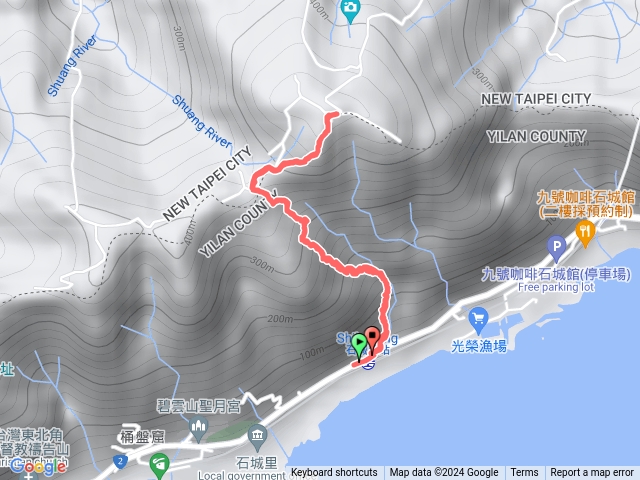 20240118石城越嶺大湖山古道山徑往返
