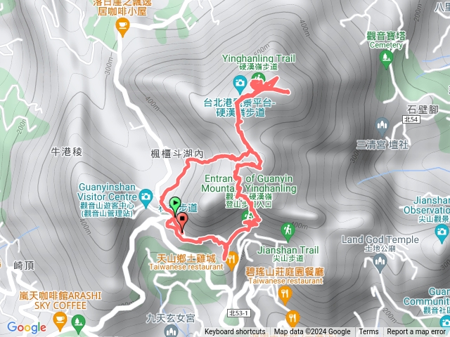 觀音山硬漢嶺-硬姊嶺