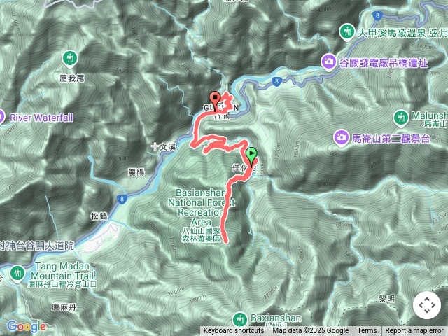八仙森林遊樂區+谷關健走