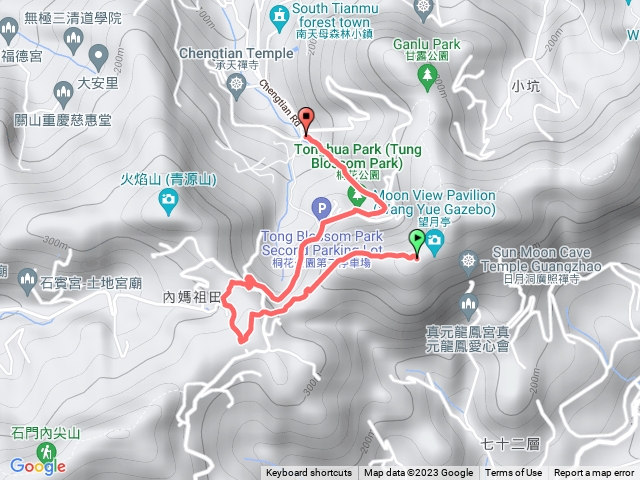 承天寺，桐花公園，天上山，善息寺