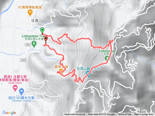 笠頂山環線-後山派出所前出發