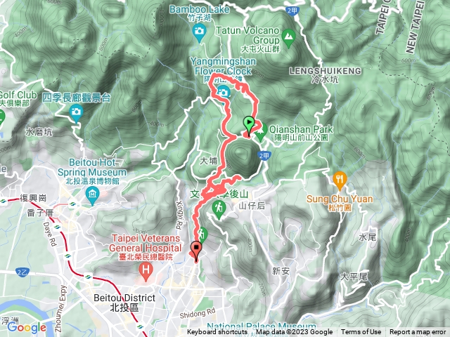 紫明溪串走松溪瀑布、翠峰瀑布出天母