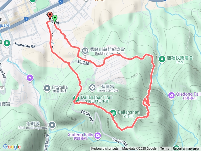 20250830-大尖山瀑布+大尖山