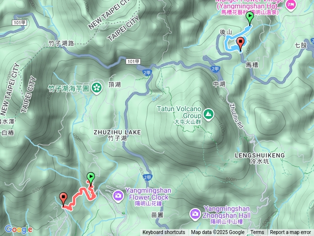 20251128玉瀧谷(竹子湖南)-東昇路碉堡(未果)-後山-湖田後山梯田(騎車爬山)