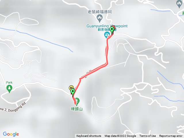 三汀山+埤頭山往返（觀雲嶺觀景台起登）