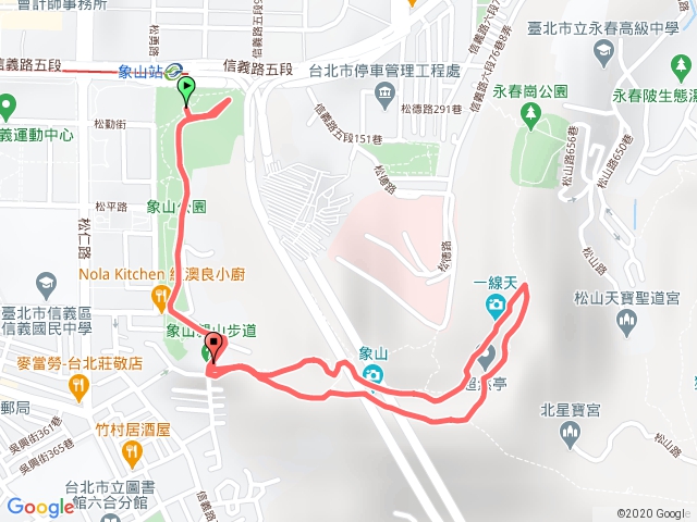 台北－臺灣百大必訪步道象山親山步道202008290921