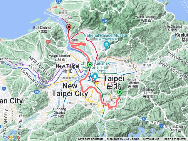 台北大縱走第8段-動物園到竹圍