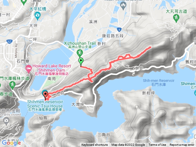 石門水庫 溪洲山 新溪州山 碼頭