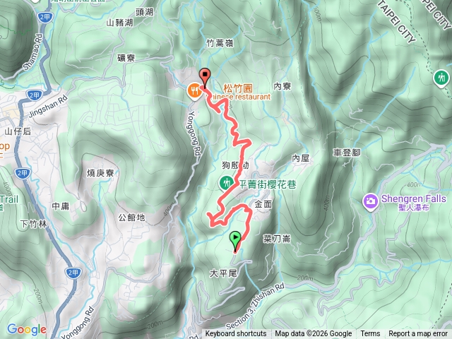 平菁街櫻花🌸巷鵝尾山梯田棧道稻浪木棧橋