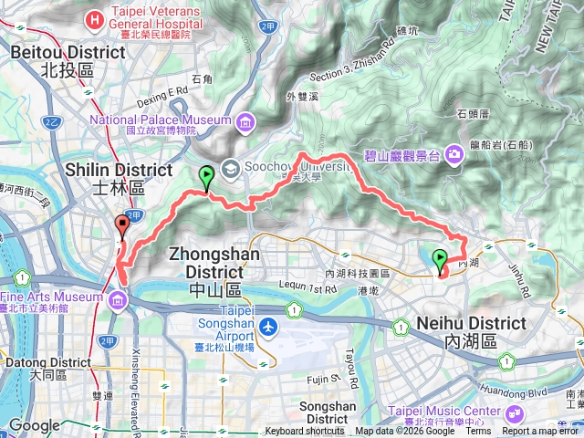 環台北健行～內湖越嶺士林