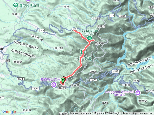 三進大尖山-雲嘉五連峰-華山10-5步道-挑筍古道.預覽圖