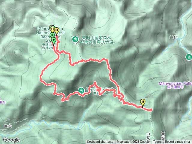 東眼山拉卡山O型東眼三角點下遊客中心