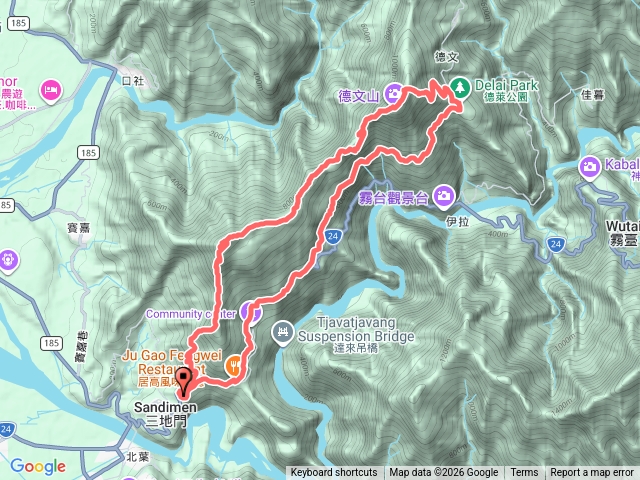 山地門三德縱走（2026.03.14金牌）