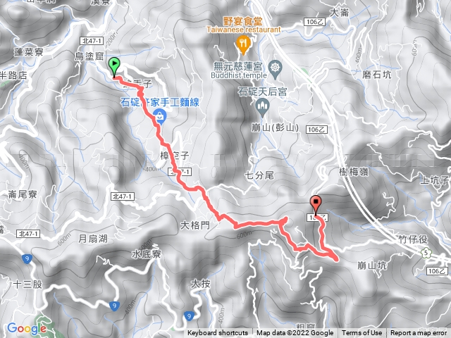 四分子步道、獵狸尖古道