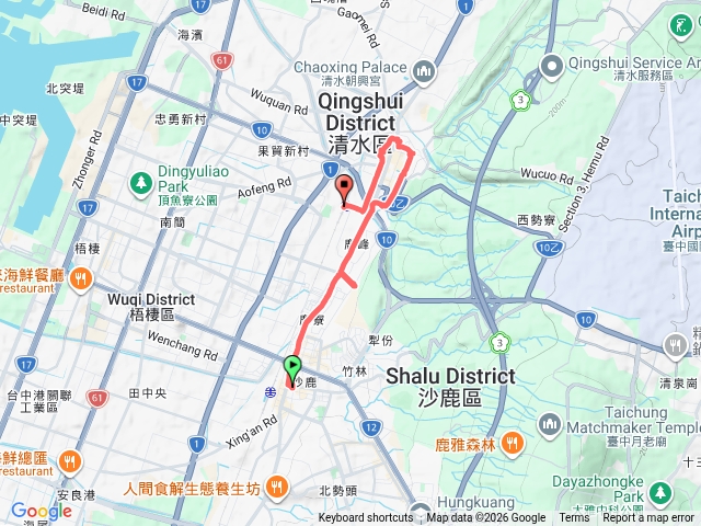 大甲媽祖繞境回鑾沙鹿到清水預覽圖