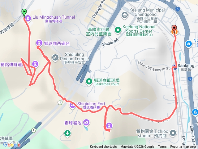 劉銘傳隧道獅球嶺砲台出尚智國小