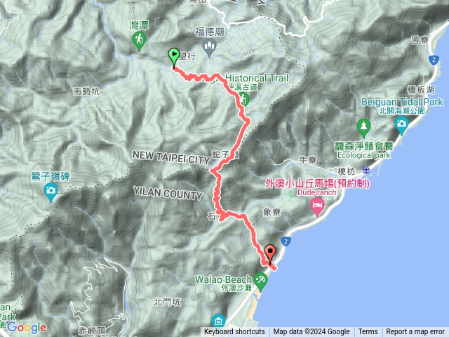 烏山越嶺古道、坪溪古道、石空古道連走預覽圖