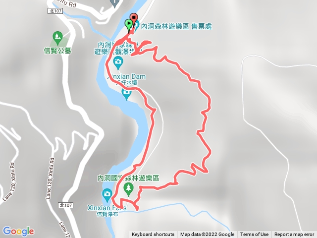 內洞國家森林遊樂區觀瀑步道