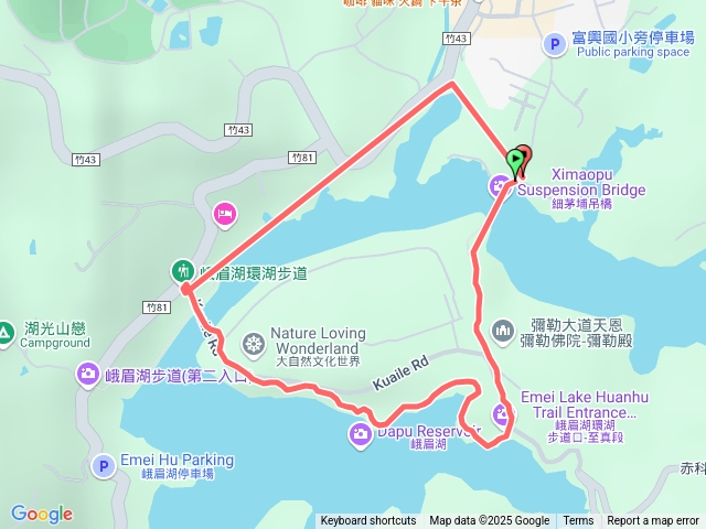 峨眉湖環湖小圈