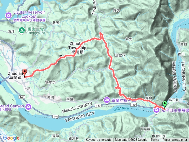 樟之細路:白帆布-卓蘭