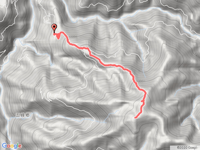 2020/3/7五峰工作站-登山口-麥巴來山西北峰-麥巴來山-五峰工作站（原路來回）