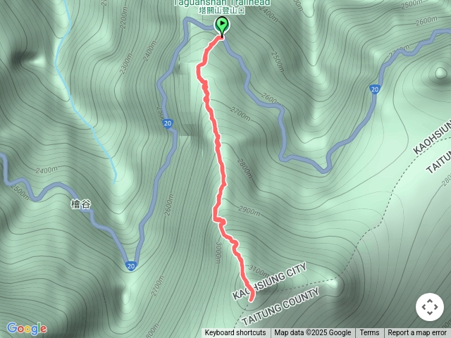 塔關山登山步道