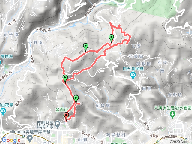 金面山+大崙頭尾山8型