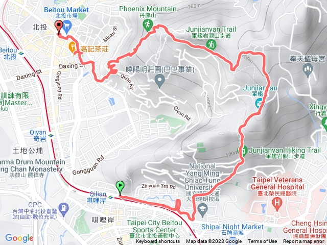 軍艦岩丹鳳山步道