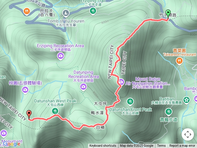 【任務一】2025臺北大縱走臺北大縱走第二段：二子坪至小油坑202504091615