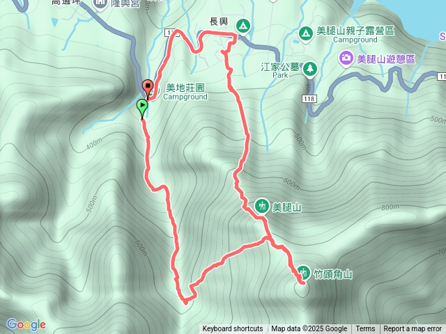 竹頭角山-美腿山逆時環走(建議原路往返較好走)