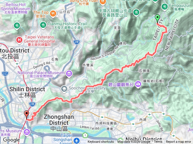 雙溪溝大崙頭山劍潭山預覽圖