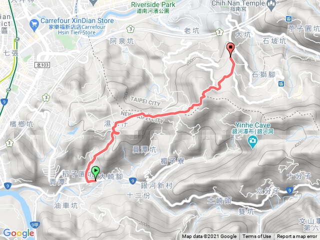 大香山樟山寺越嶺