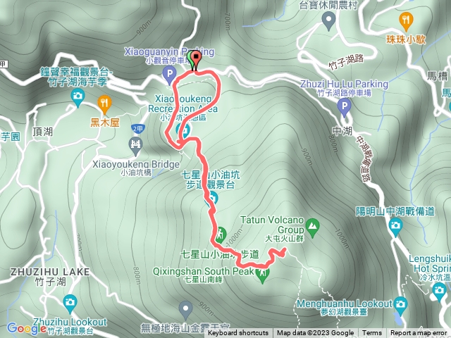 七星山小油坑來回