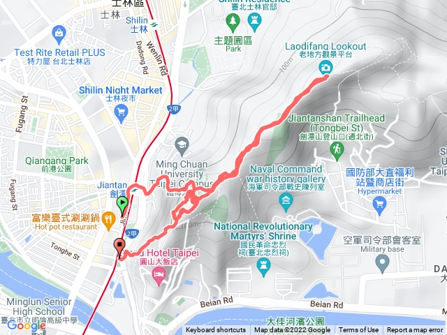 圓山水神社，微風景觀台，劍潭山，老地方O型