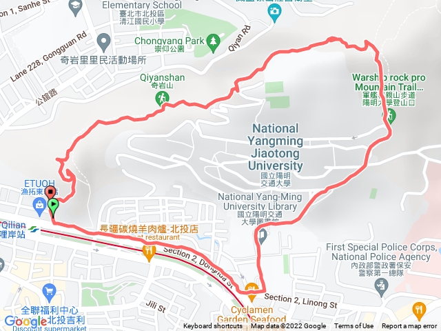 奇岩+唭哩岸山+軍艦岩縱走Quemoy北投