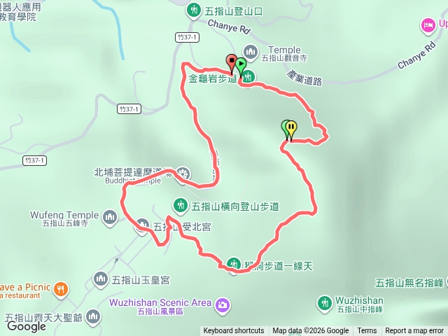 五指山橫向登山步道預覽圖