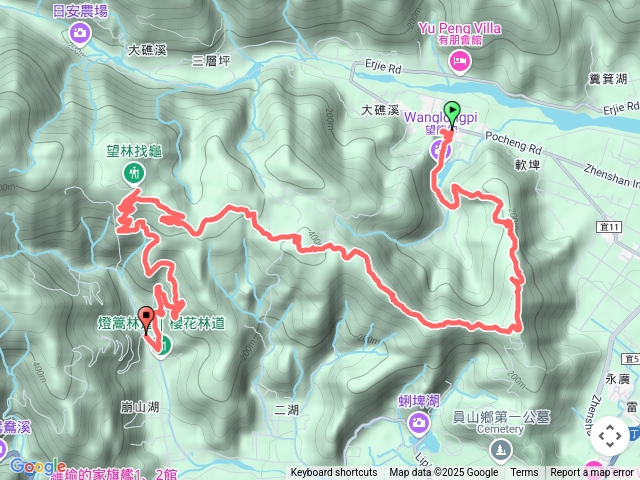 望龍埤-燈篙林道