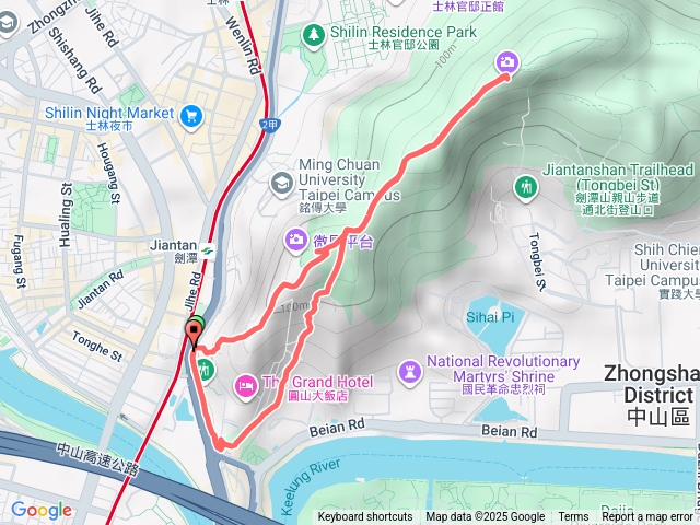 山頂鳥「百山百鳥尋旅」活動劍潭山親山步道20250808194258