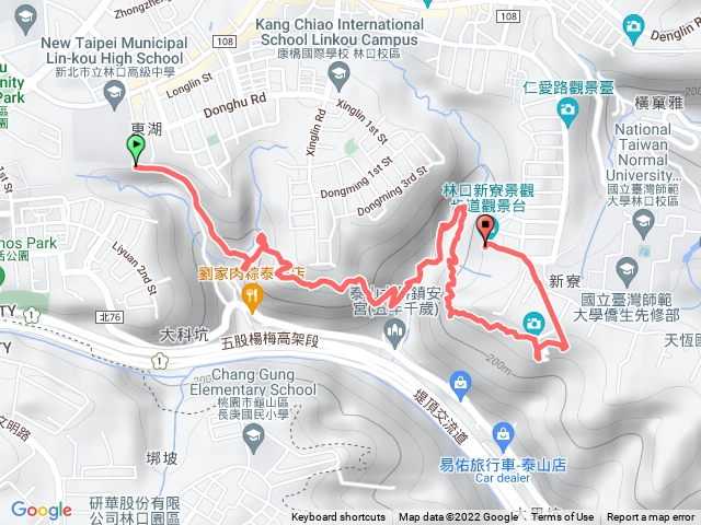 第一次亂走新林步道
