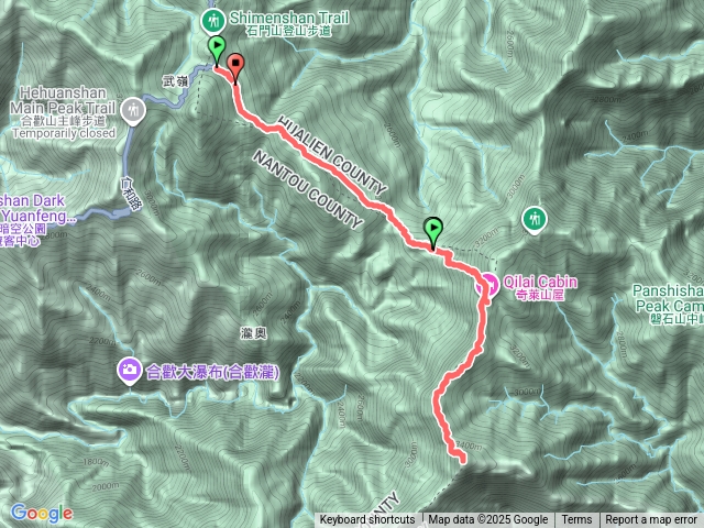 奇萊主山3D（D2雨撤）