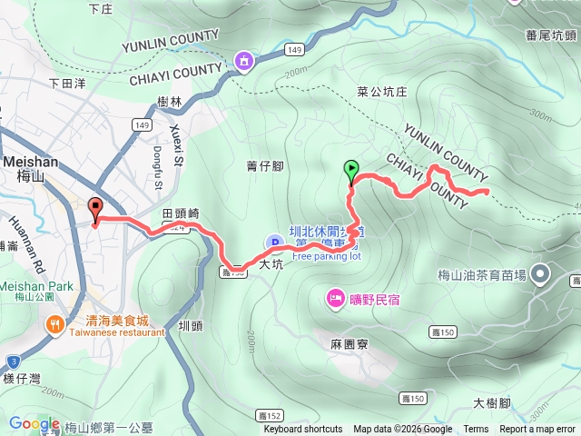 嘉義梅山鄉圳北休閒步道20260501