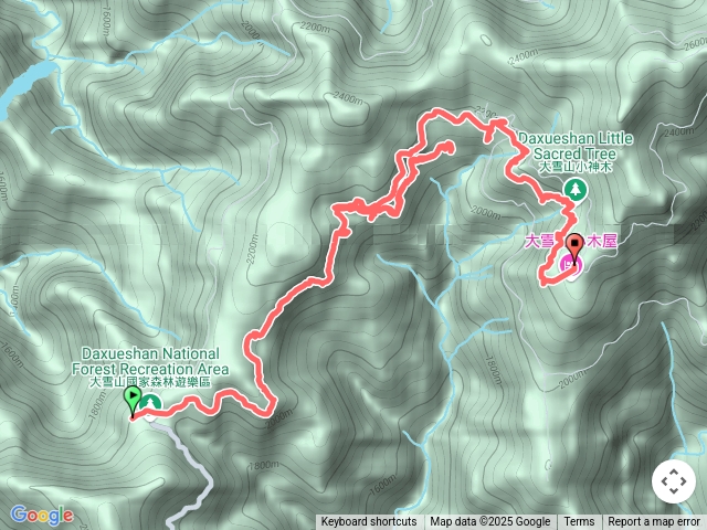 大雪山220林道森林浴步道