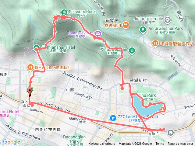 內湖小愛心項鏈預覽圖