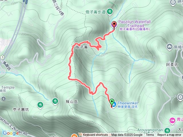 林家草厝-炮子崙瀑布