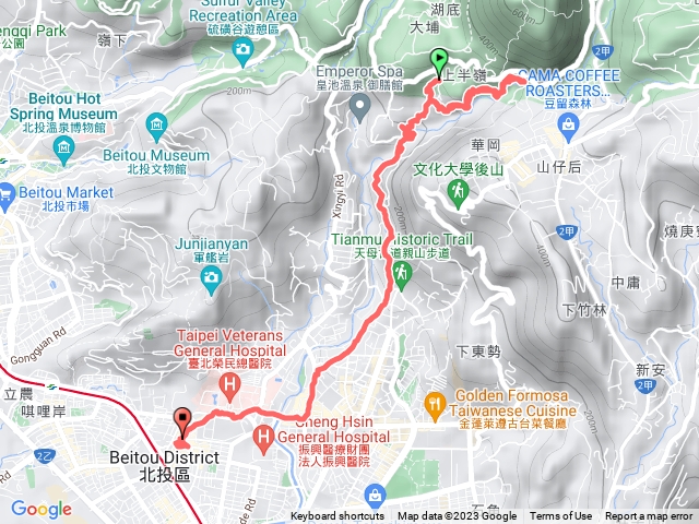 明玄宮/半嶺古道/半嶺瀑布/松溪瀑布-石牌捷運站
