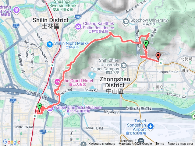台北大縱走第五段+四國遍路支線.劍潭山.文間山.雞南山蝶園預覽圖