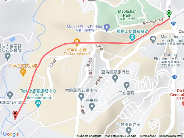 鐵路綠色步道至功維敘步道