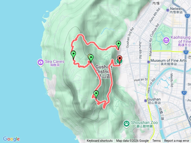 壽山龍泉寺步道至北壽山步道
