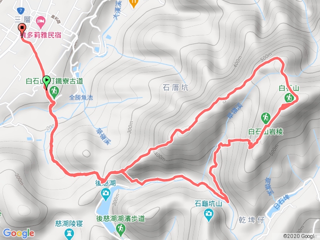 大溪石厝坑山白石山大岩壁O型